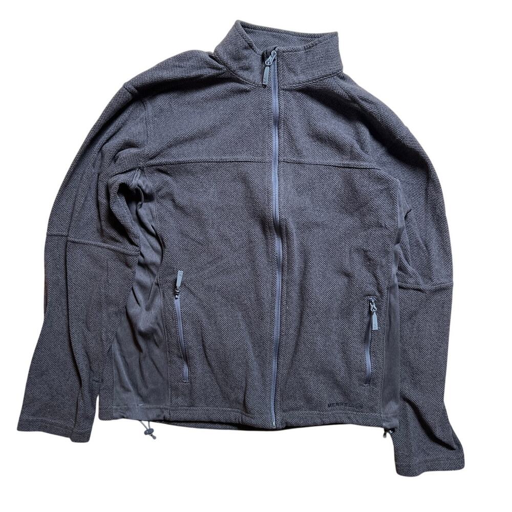MERRELL Men's Full Zip Fleece Jacket Size M Outdoors Hiking Camping